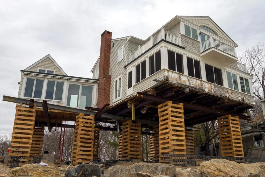 Elevated Pilings Foundation Repair in Lawrenceburg, IN