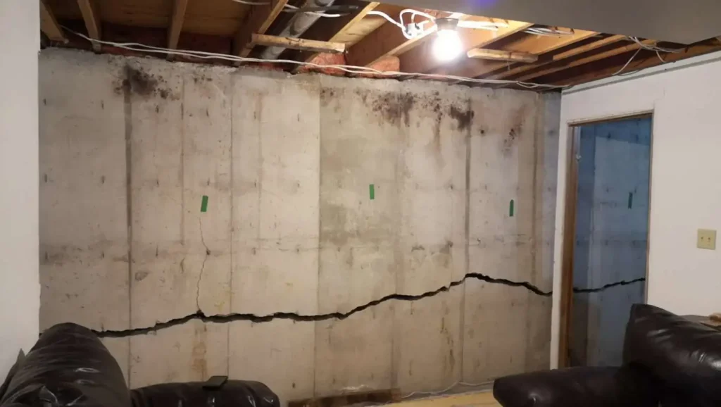 Power Brace Foundation Wall Support in Lawrenceburg, IN