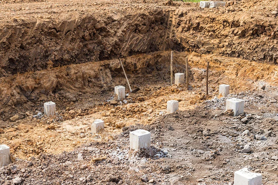 Pre-Construction Pier Installation in Lawrenceburg, IN