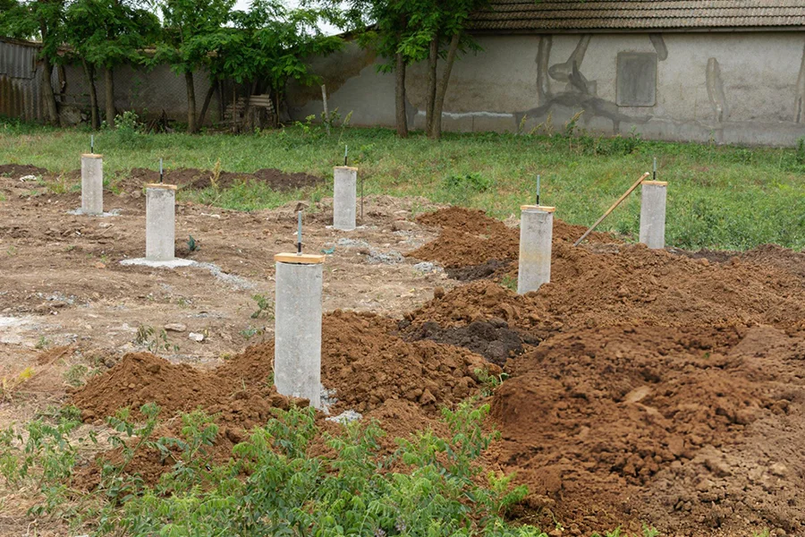 Slab Pier Installation in Lawrenceburg, IN
